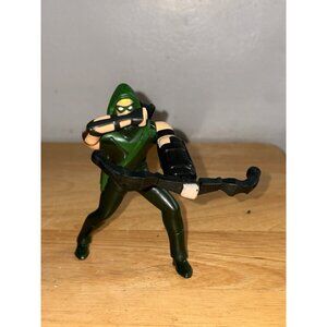 Green Arrow Action Figure By McDonalds 2016 DC Comics 3" Collectible With Bow
